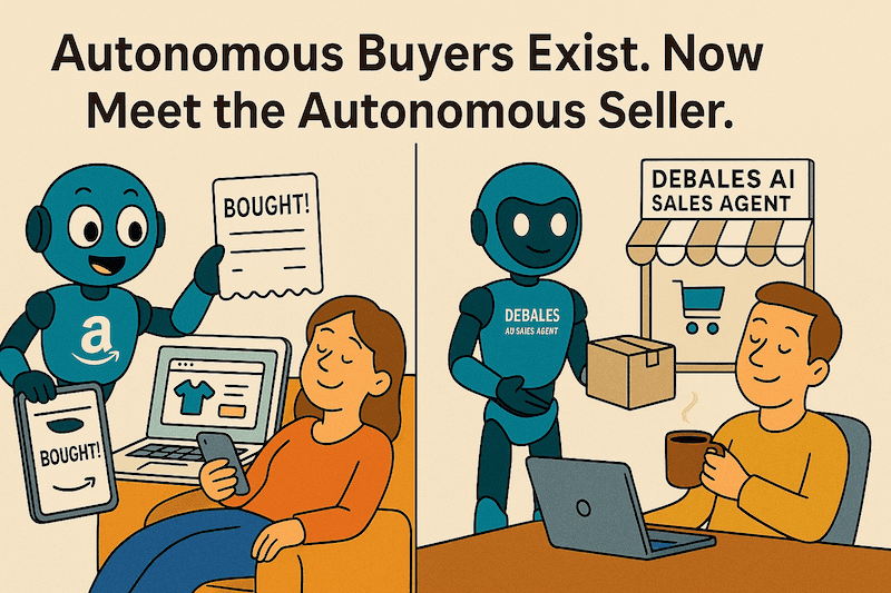 Amazon Can Now Buy for You — But Debales AI Can Sell for You