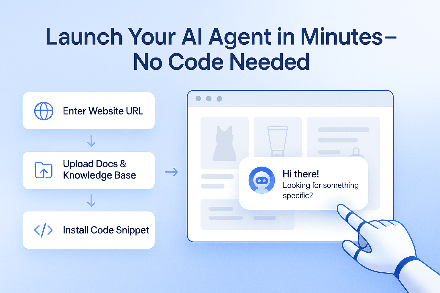 How to Add an AI Agent to Your Website Without Any Code (2025 Guide)
