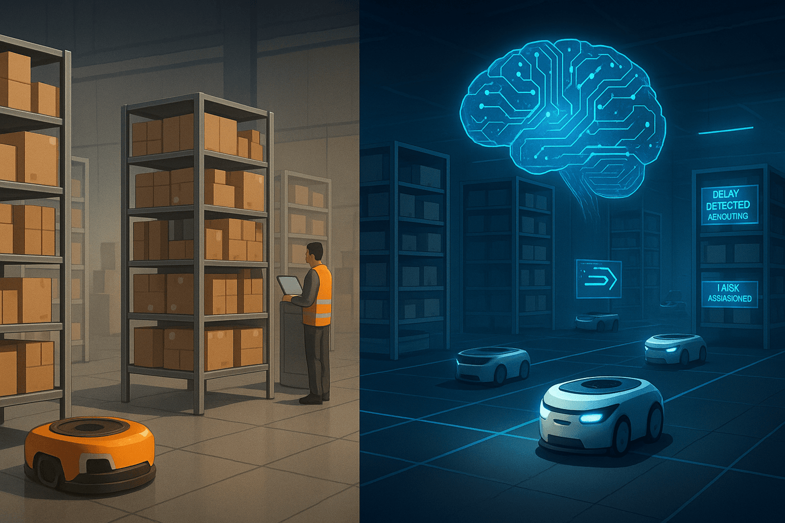 Amazon’s Kiva Robots vs Agentic AI: The Future of Smart Warehousing