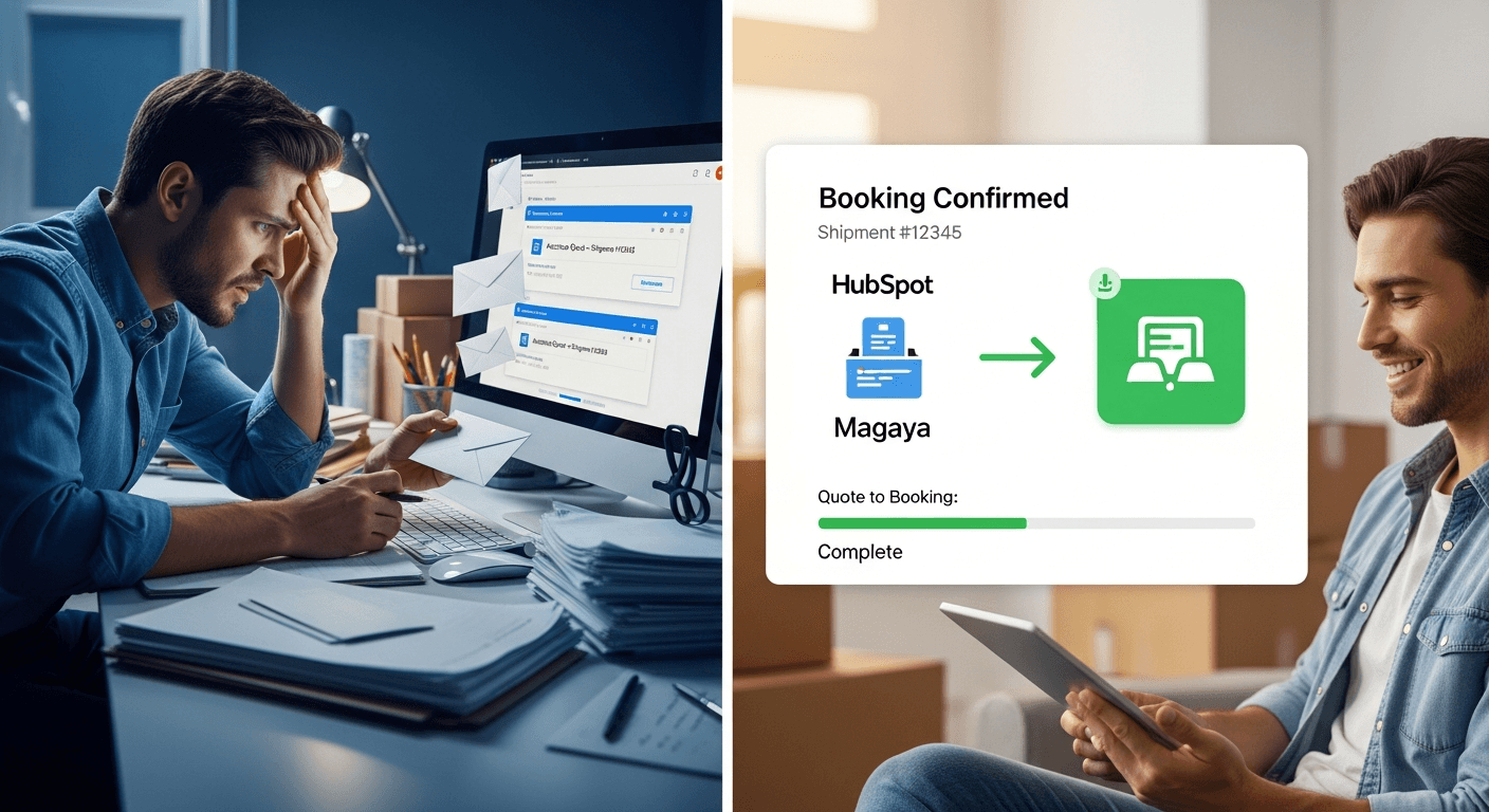 HubSpot Freight Quotes to Magaya Bookings: Automate the Handshake