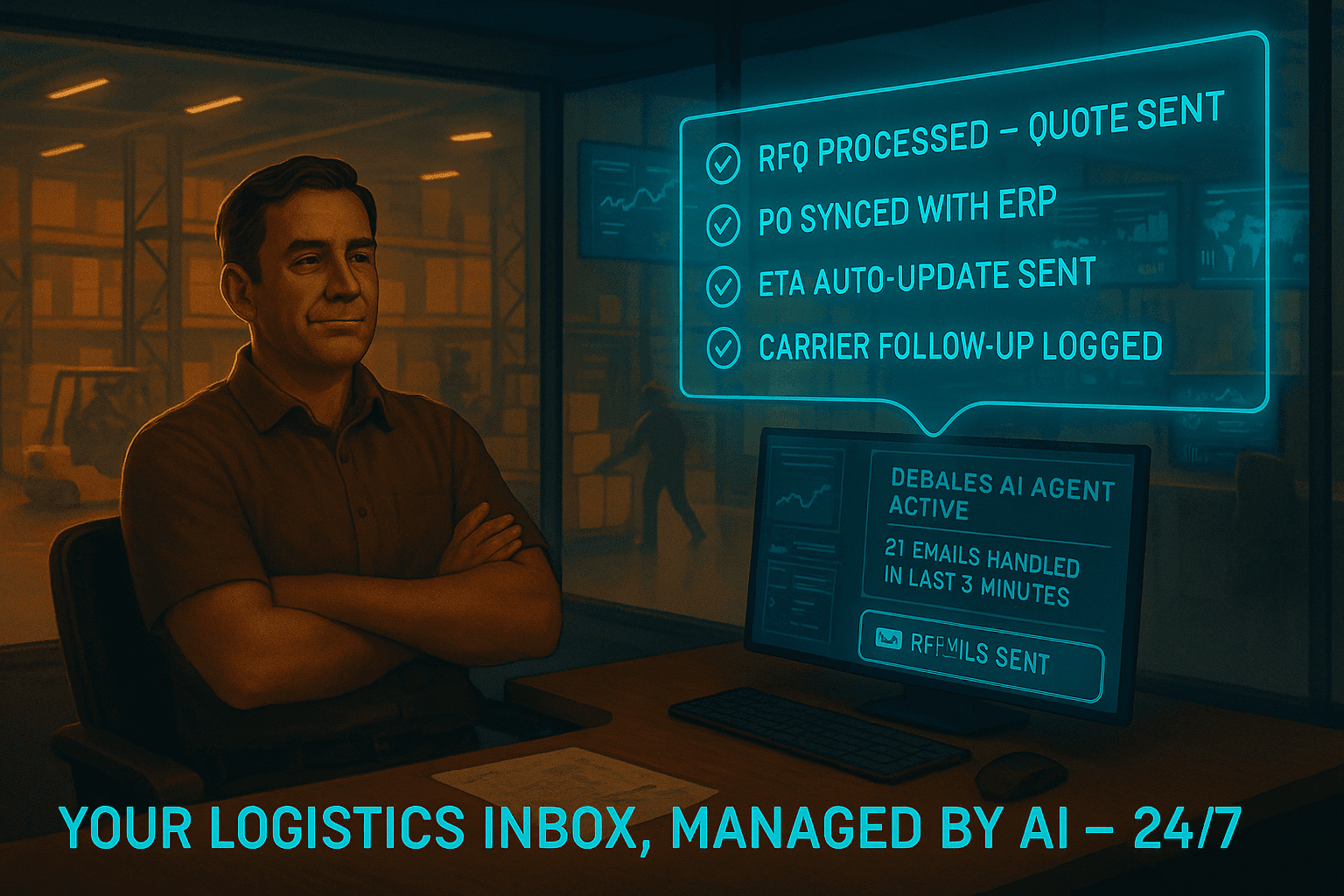 Automate Your Logistics Inbox with an AI Email Agent