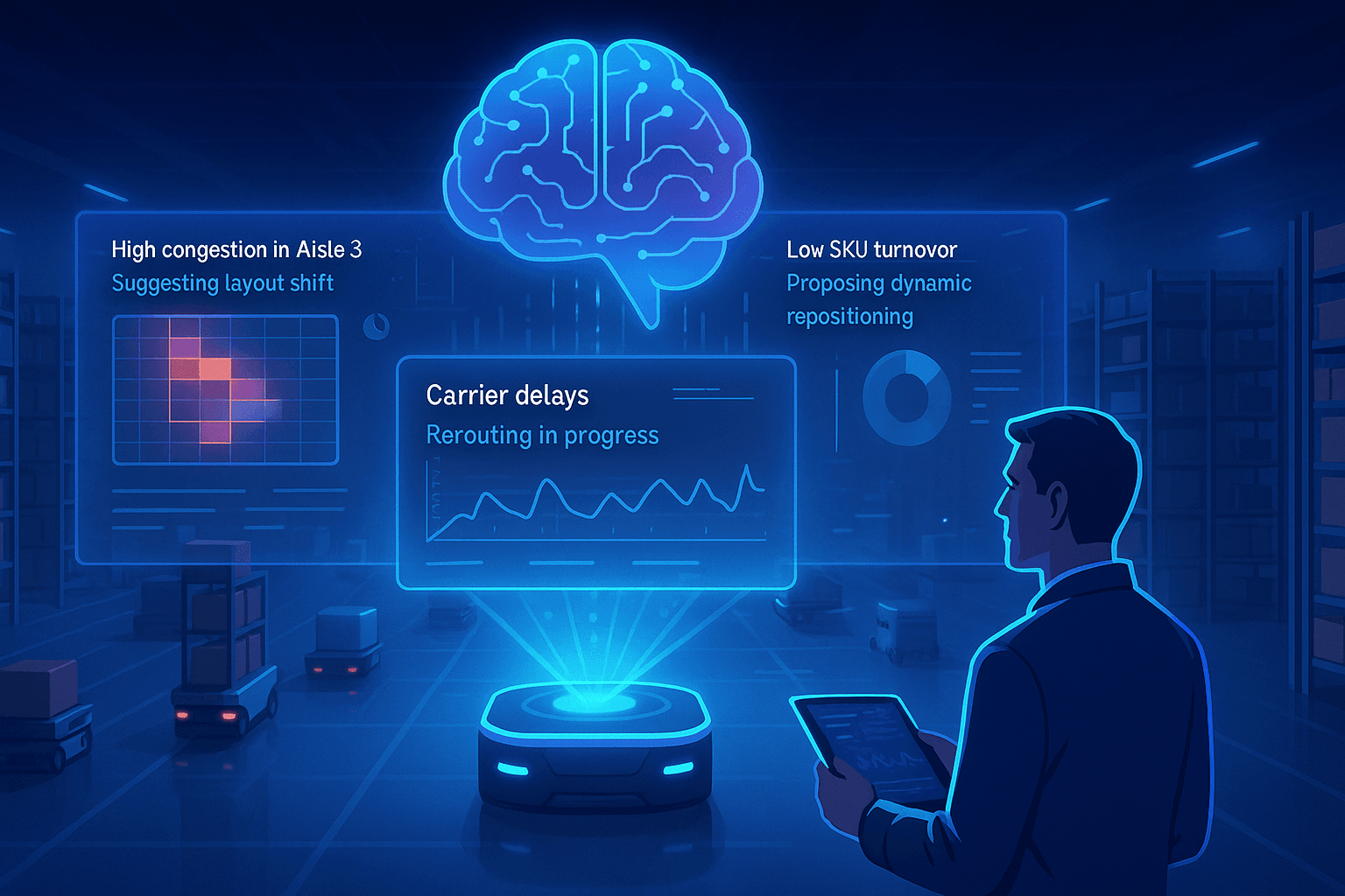 The Self-Optimizing Warehouse: Powered by Agentic AI