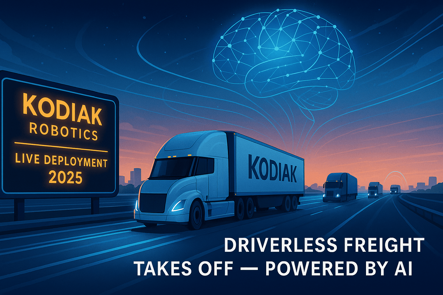 Kodiak Robotics & the Autonomous Semi Truck Market in 2025