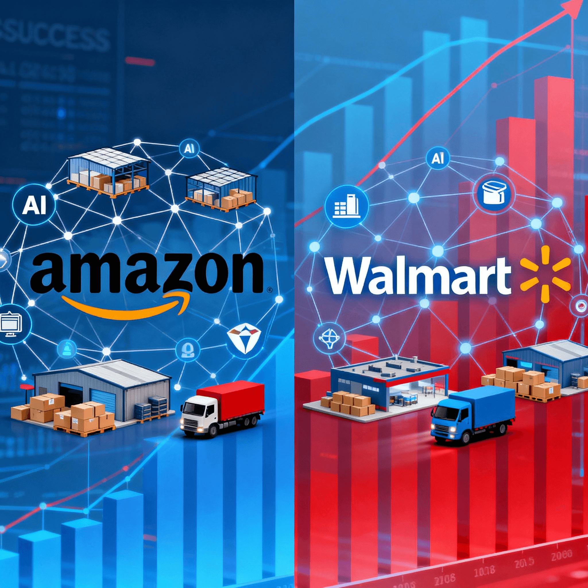 Amazon Walmart AI Agents: Reverse-Engineering Logistics Strategies 2025