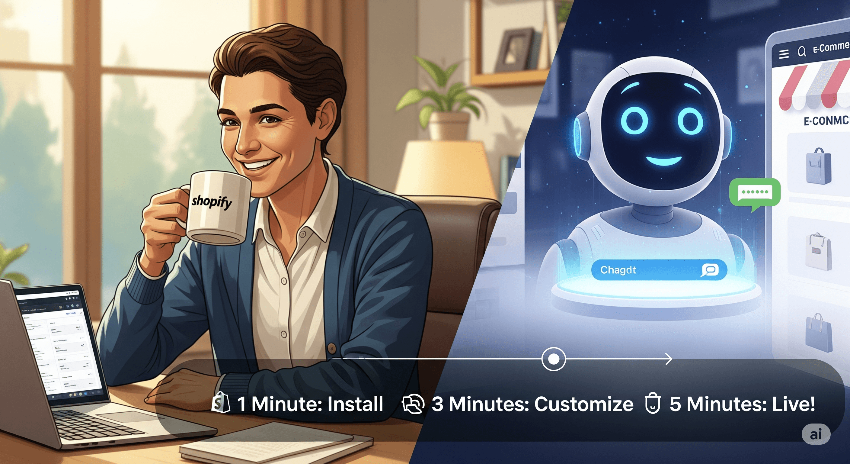 Launch an AI Sales Agent on Shopify in 5 Mins (No-Code)