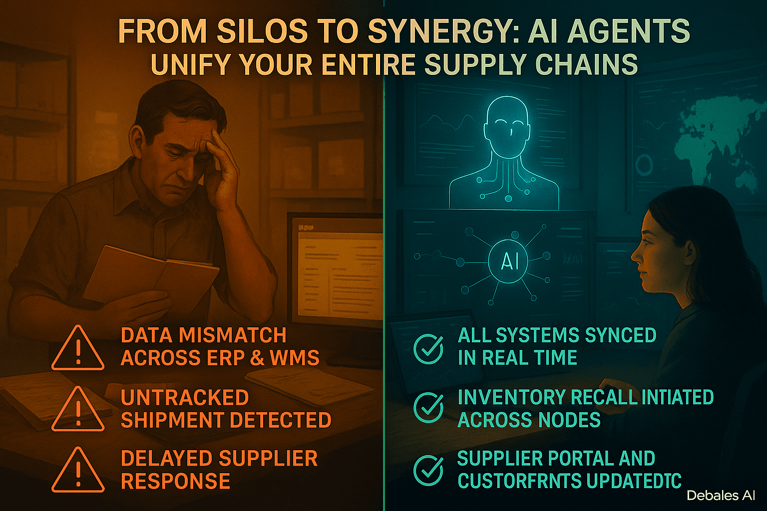 From Silos to Synergy: How AI Agents Unify Fragmented Supply Chain Data