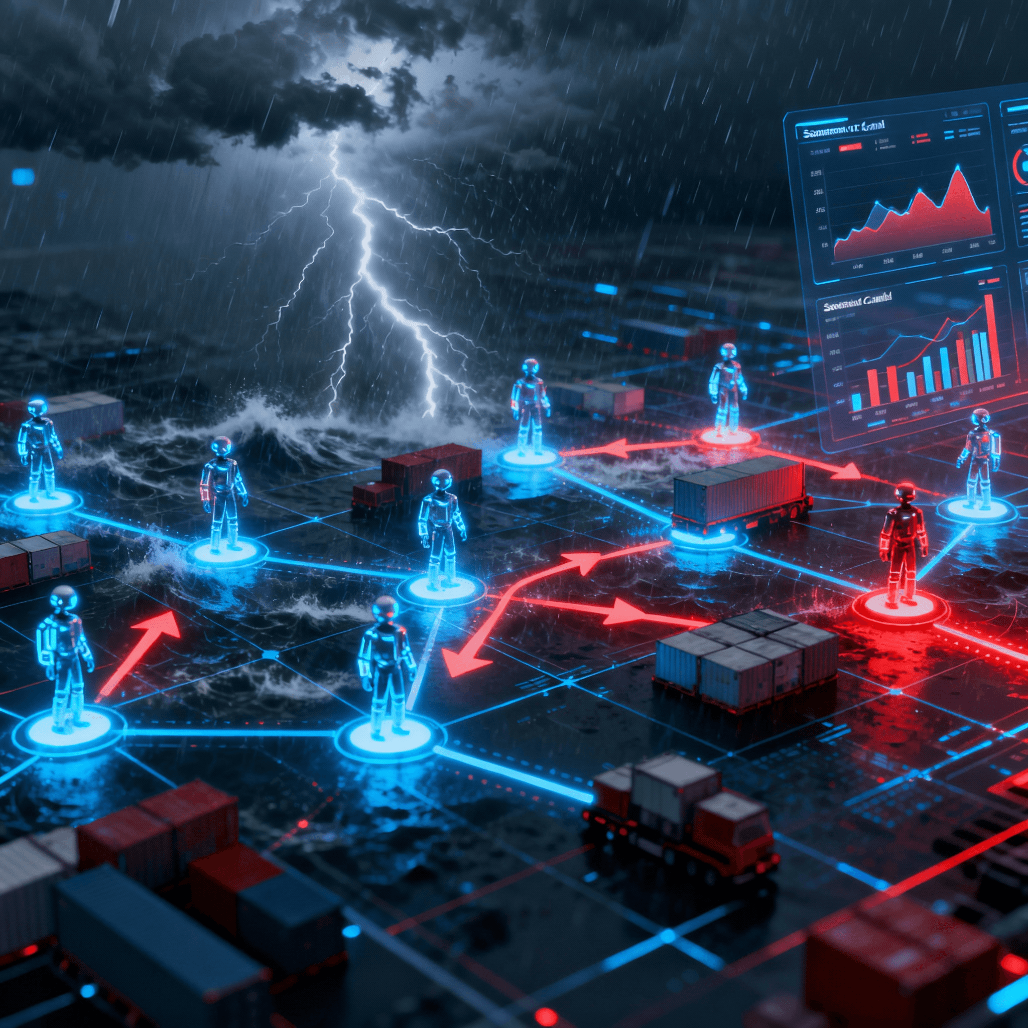 AI Agents Digital Twins: Scenario Planning Supply Chain Simulation 2025