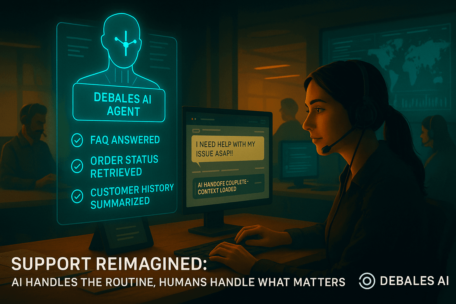 The Hybrid Support Model: AI Co-Pilots for Customer Service Teams