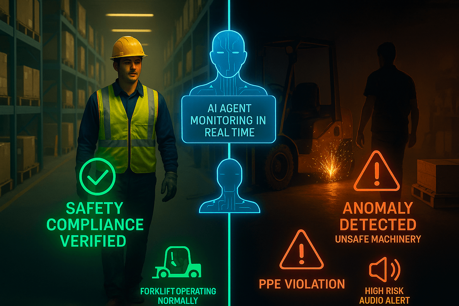 AI Agents for Warehouse Safety: Intelligent Monitoring to Prevent Accidents and Ensure Compliance